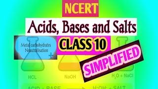 Acids Bases and Salts🎯Class 10Chemical Properties metal carbonatesNeutralisation reaction [upl. by Gnohc]