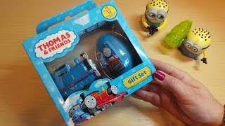 Thomas the Tank Engine and Friends Surprise Candy Egg Gift Set Opening [upl. by Illene]