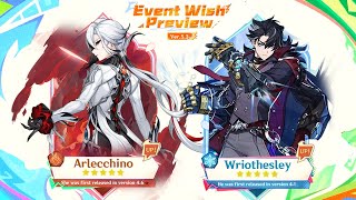 SPECULATION ON ARLECCHINO AND WRIOTHESLEY RERUN  52 BANNERS CLARIFICATION  Genshin Impact [upl. by Auhoj]