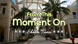 FROM THIS MOMENT ON  Karaoke Version  in the style of Shania Twain [upl. by Aiekahs706]