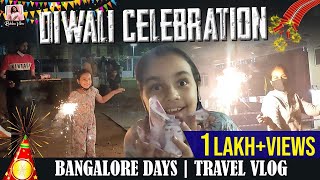 Diwali Celebration  Bangalore Days  Travel Vlog  Raksha Vibes [upl. by Sitoiganap]