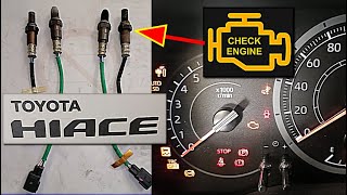 Toyota Hiace D4S V6 Engine  Check Engine Light On  Tools Light On  Oxygen Sensor  GM AutoTech [upl. by Nesto296]