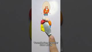 Yosemite Sam Character  Color Mixing satisfying colors shorts [upl. by Costanzia]