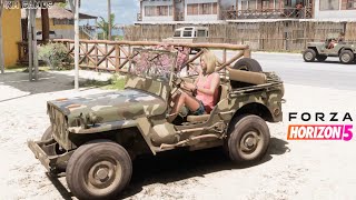 1945 WILLYS MB JEEP  Forza Horizon 5  GAMEPLAY PC 4K60FPS [upl. by Dlarrej703]