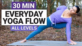 30 Min Daily Yoga Flow  Everyday Full Body Yoga For All Levels [upl. by Atahs]