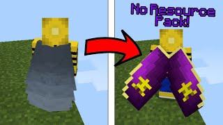 Minecraft Bedrock Edition  How To Use Custom Elytras NO RESOURCE PACKS [upl. by Yeslaehc809]