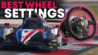 Le Mans Ultimate Wheel Settings for Thrustmaster and Logitech Wheels [upl. by Lesirg]