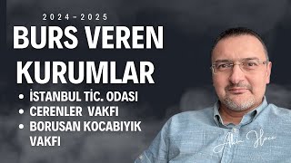 BURS VEREN KURUMLAR 3 BURS BAŞVURU LİNKİ  BURS PARASI AYLIK 4500₺ YA ÇIKABİLİYOR [upl. by Enialedam221]