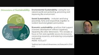 EC Learning Circle 1EYLF v20 Sustainability Principle [upl. by Queena]