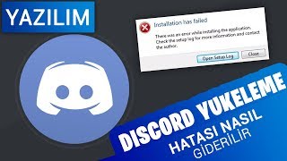 Discord Yükleme Hatası Çözümü  2019 [upl. by Lek746]