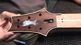 Custom Neck  Headstock Binding with Curly Maple  Private Stock [upl. by Nylesoj]