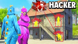 NOS HACEMOS PASAR por HACKER en el DÚO de DINOS 😱  FREE FIRE INACHETE y MACHIKA [upl. by Adall]