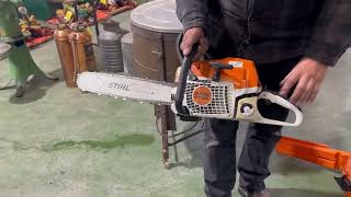 STIH MS362 POWER CHAIN SAW [upl. by Dlarrej]