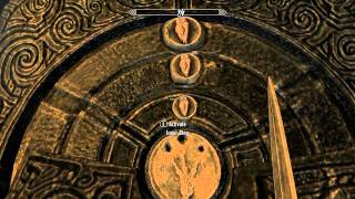 Skyrim  Bleak Falls Barrow Second puzzle [upl. by Alih]