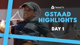 Thiem Battles Varillas Fognini amp More Feature  Gstaad 2024 Highlights Day 1 [upl. by Areta]