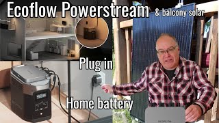 Revolutionary Ecoflow PowerStream  DIY plug in grid tied Solar PV amp battery system [upl. by Divadnahtanoj603]