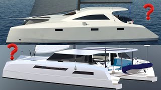 OUR DESIGN CHOICE REVEALED For Our Catamaran Build  MJ Sailing [upl. by Eecyal]