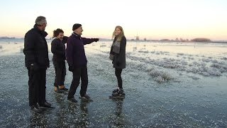 GPTV Eindelijk schaatsen op Ryptsjerksterpolder [upl. by Eesac965]