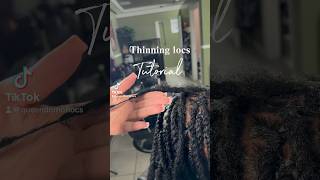 Thinning Locs Let’s fix that  hairtutorial hairtransformation locs haircare [upl. by Myrtle415]