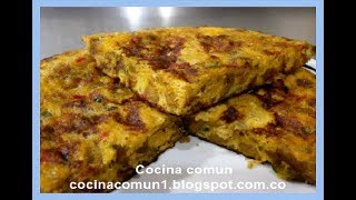 TORTILLA DE PLATANO MADURO [upl. by Lihp896]