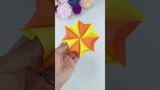 Easy DIY Paper Flower craftswithpaper shorts [upl. by Leind]