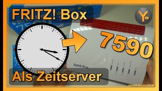 AVM FRITZ Box 7590 Zeitserver im Netzwerk einrichten [upl. by Jammin235]