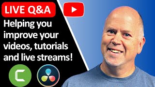 Live Stream 17  Creative Ways to Convert Portrait Videos to Widescreen [upl. by Allegra]