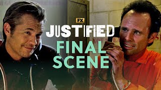 Raylan and Boyds Final Meeting  Scene  Justified  FX [upl. by Trix929]