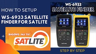 SATLITE SETTING SATELLITE FINDER SATLINK WS 6933 [upl. by Ekusoyr]