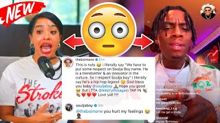 Soulja Boy Spazzes On B Simone After She Shaded His Career [upl. by Sarchet708]