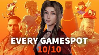 Every GameSpot 1010 Reviewed Game Up to 2021 [upl. by Hope]