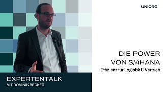 UNIORG Experten Talk Die Power von S4HANA  Effizienz für Logistik amp Vertrieb [upl. by Giuliana409]