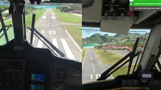 MSFS DHC6 Twin Otter Saint Barts Landing SBS [upl. by Lewls]