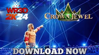 WR3D 2K24 NEW MOD APK MADIFIRE DOWNLOAD LINK NEW ARENA NEW FEATURES NEW SUPER STAR NEW CROWN JEWEL [upl. by Jorge]