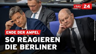 So reagiert Berlin auf das AmpelAus [upl. by Erdnua]