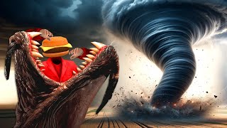 Tremor Monsters Chase Us During a Tornado Outbreak in Gmod Garrys Mod RP [upl. by Whyte]