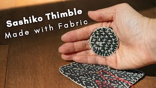 Make Your Own Sashiko Palm Thimble [upl. by Johannes979]