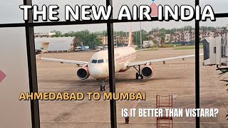 Air India A321 flight report from Ahmedabad to Mumbai [upl. by Palmira166]