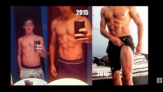 Epic 1 year body transformation  Calisthenics [upl. by Alton576]