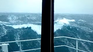 Cruise Ships in Storms Rough Seas Compilation [upl. by Gaige]