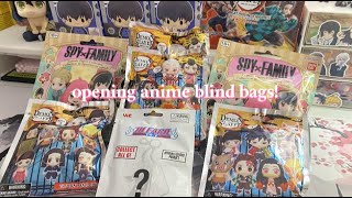 opening 10 anime blind bags demon slayer blue lock spy x family  more [upl. by Anitel149]