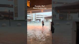 Miami Mall Flooding 😳 miami flooding police ice [upl. by Ninette725]