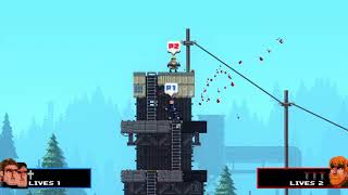 Broforce  No Commentary  PS4 PRO [upl. by Esinnej986]