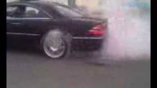 mercedes brabus cl 67 burnout [upl. by Malamut]