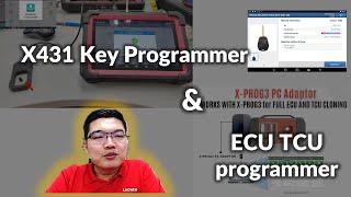 LAUNCH X431 Key Programmer amp ECU TCU programmer introduction training [upl. by Edlin102]