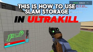 How to use Slam Storage in ULTRAKILL [upl. by Haimerej921]