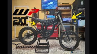 Talaria Sting MX4  FULL SUSPENSION UPGRADE  KTM 85 FORKS  EXT ARMA  New Brake etc [upl. by Marris]