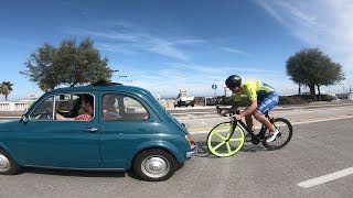 Wait For IT  training behind the car in 1960 fiat 500  DAFNEFIXED [upl. by Claybourne]