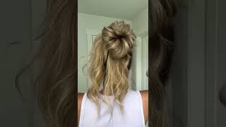 Effortless Messy Bun in 60 Seconds hairstyle [upl. by Lartnom836]