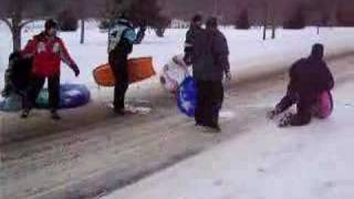 Sledding at Allegany State Park [upl. by Eanert]